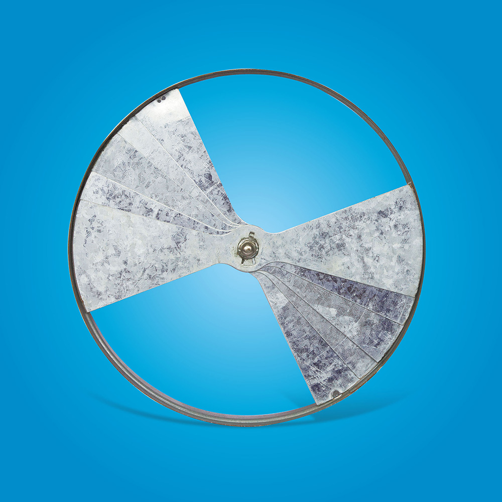 圓形人字閘 Round damper，XYDP-B
