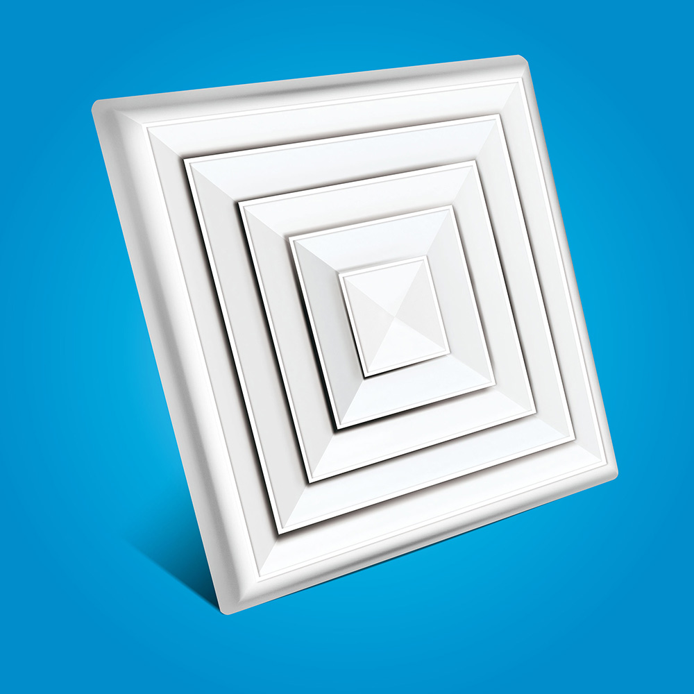 方形散流器H款 Square air diffuser ，XYSA-H