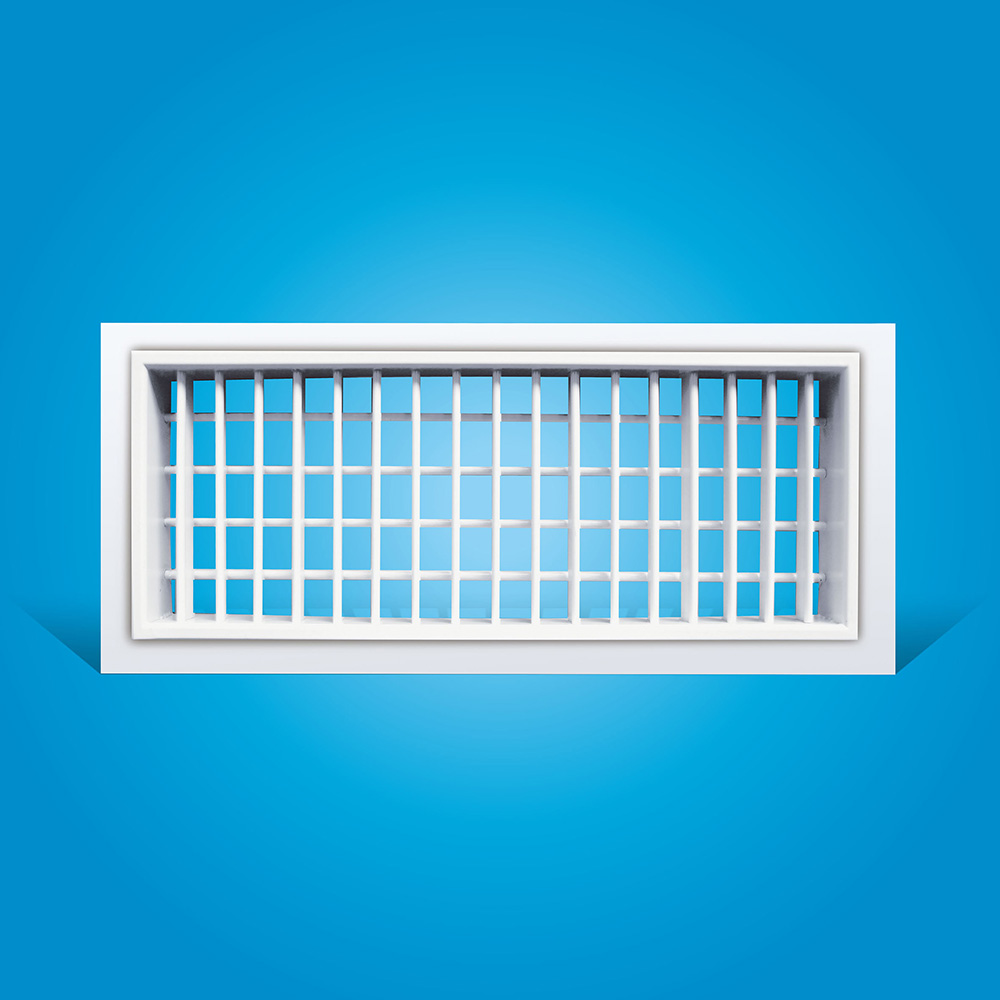 可拆膽雙層百葉 Double deflection air grille-hinged style，XYDG-D