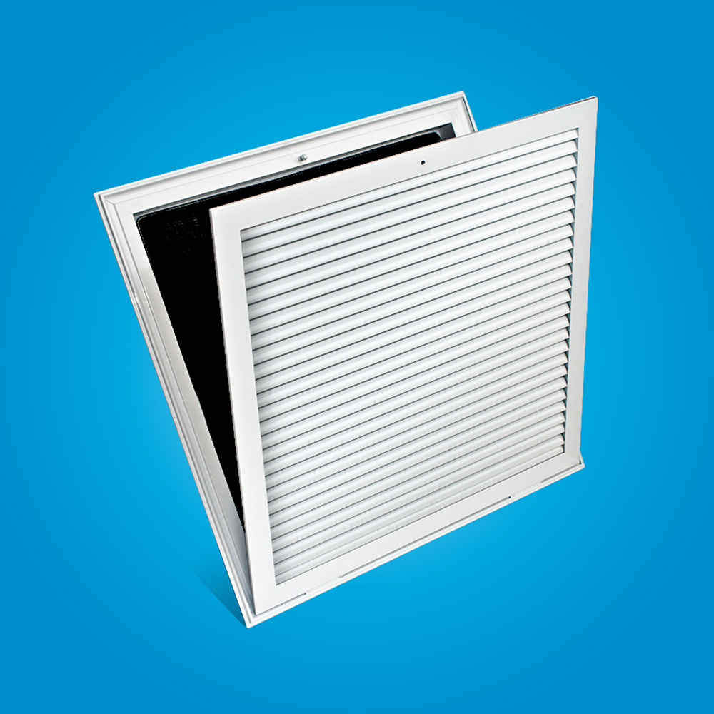 門鉸式回風（出口款） Return air louver-hinged style with filter，XYAL-E